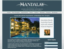 Tablet Screenshot of mandalay.com.au